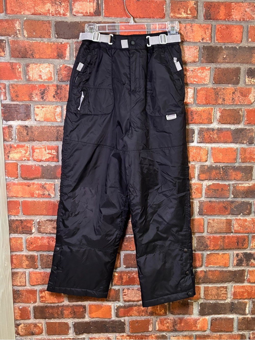 Athletech youth boys Venture Dry snow ski insulated pants black L(10-12)